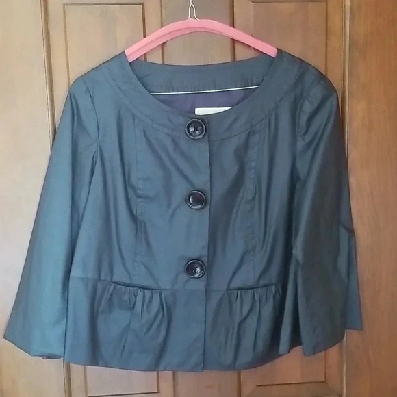 Michael Kors Cotton Cropped Jacket - Picture 1 of 6